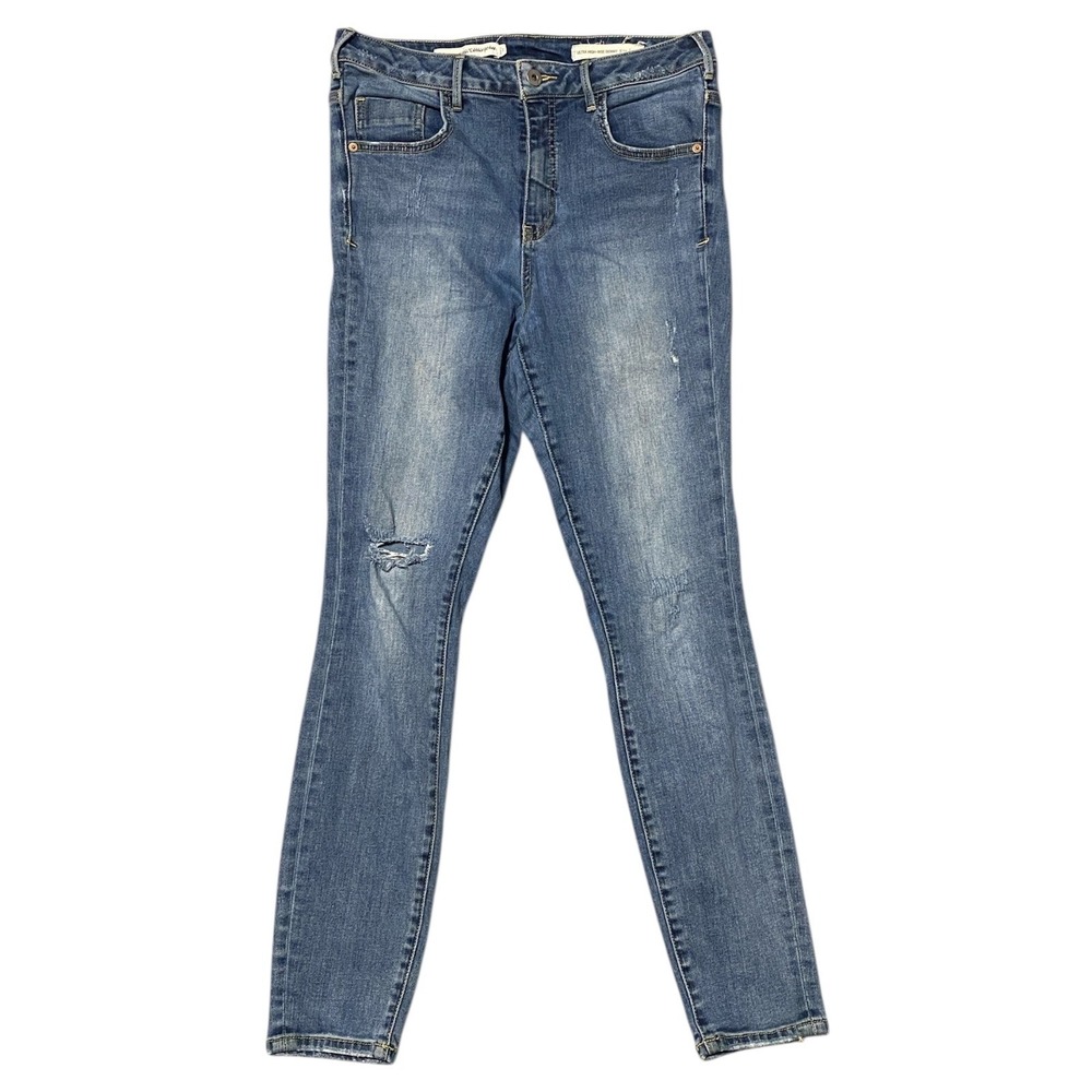 Pilcro by Anthropologie Ultra High Rise Skinny Jeans Size 29